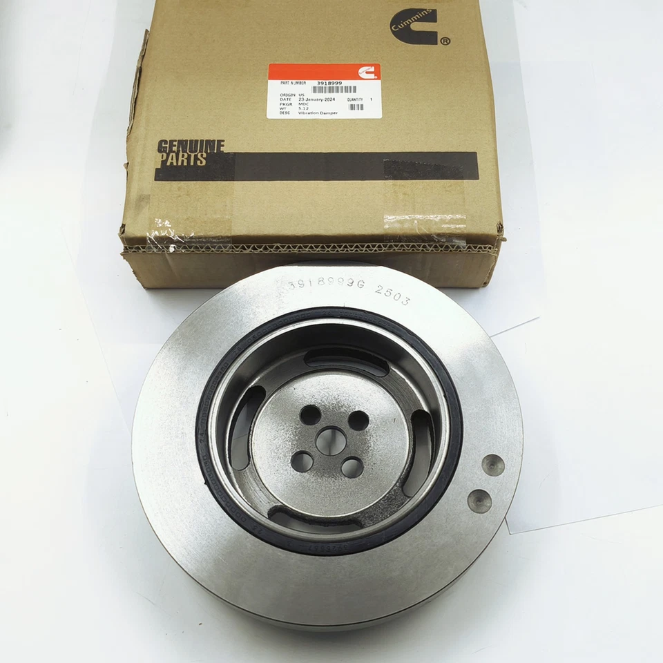 3918999 Engine Damper Harmonic Balancer For Cummins 5.9L 24v Dodge Ram 98-02 NEW Foto 2 de 3