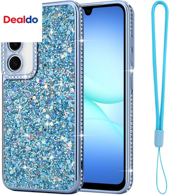for Samsung Galaxy A17 Case Glitter, Luxury Shiny Bling Sparkly Cover with Wrist