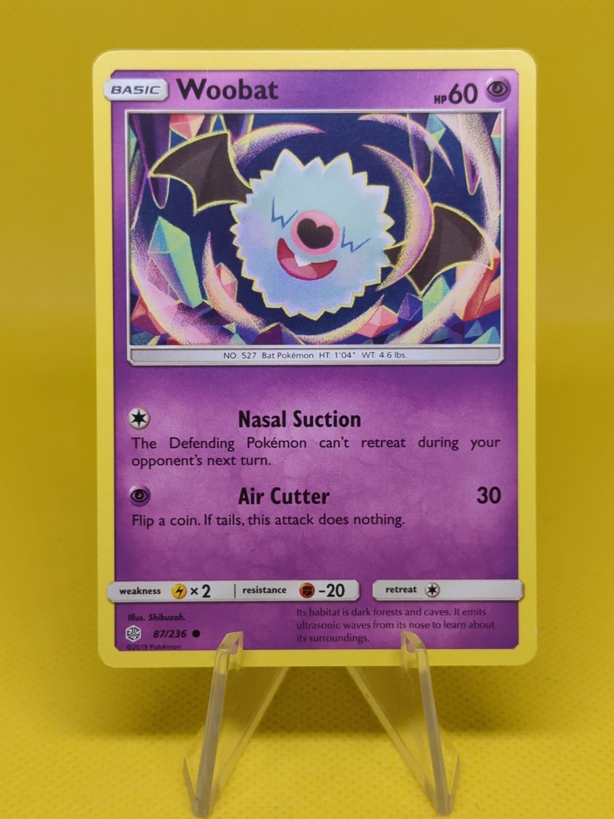 Pokemon - Woobat - 87/236 - Common