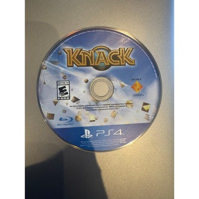 Knack Sony PlayStation 4 PS4 Game Pre owned good condition Disc Only