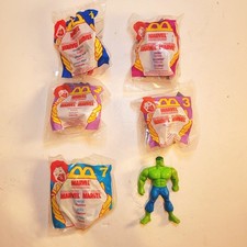 Marvel Super Heroes - 1996 - McDonalds happy meal toys - lot of 6