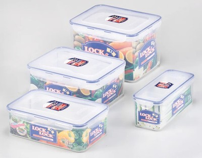 Lock & Lock Frischhaltedose 3,6L rechteckig Kunststoff HPL833 Box