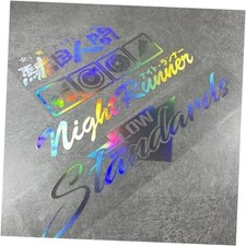 Car Stickers For Night Runner Low Standards 95 Turbo Decal Auto Rear Laser