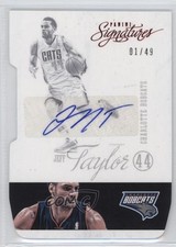 2012-13 Panini Signatures Red Die-Cut 1/49 Jeff Taylor #32 Auto 0c2