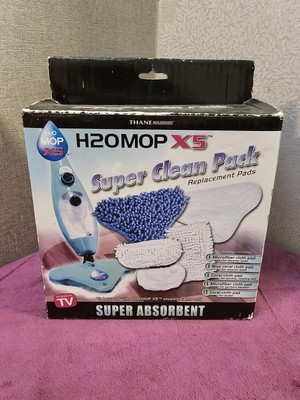 Thane H2OMOP X5 Dampfmop Super Clean Pack Ersatz Mikrofaser Pads