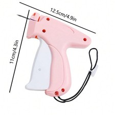 Micro Tagging Gun Fine Stitch Sewing Gun Quick Clothing Fixer Pink Set