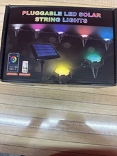 Waterproof Pluggable Led Solar String Lights