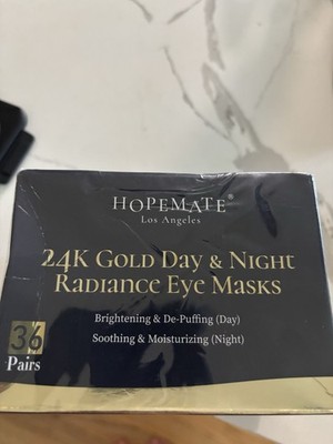 Hope mate 24K Gold Day & Night Radiance eye Masks NEW In BOX