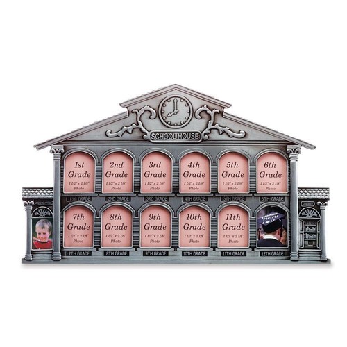 PHOTO FRAME: School House Grades K-12 Picture Photo Frame NEW - Picture 2 of 2