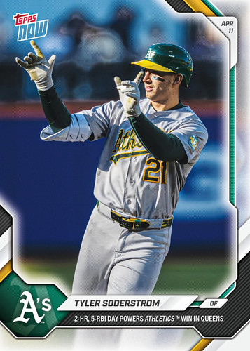2026 Topps Now 72 Tyler Soderstrom