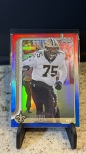 2025 Topps Chrome Taliese Fuaga Red White Blue Refractor New Orleans Saints