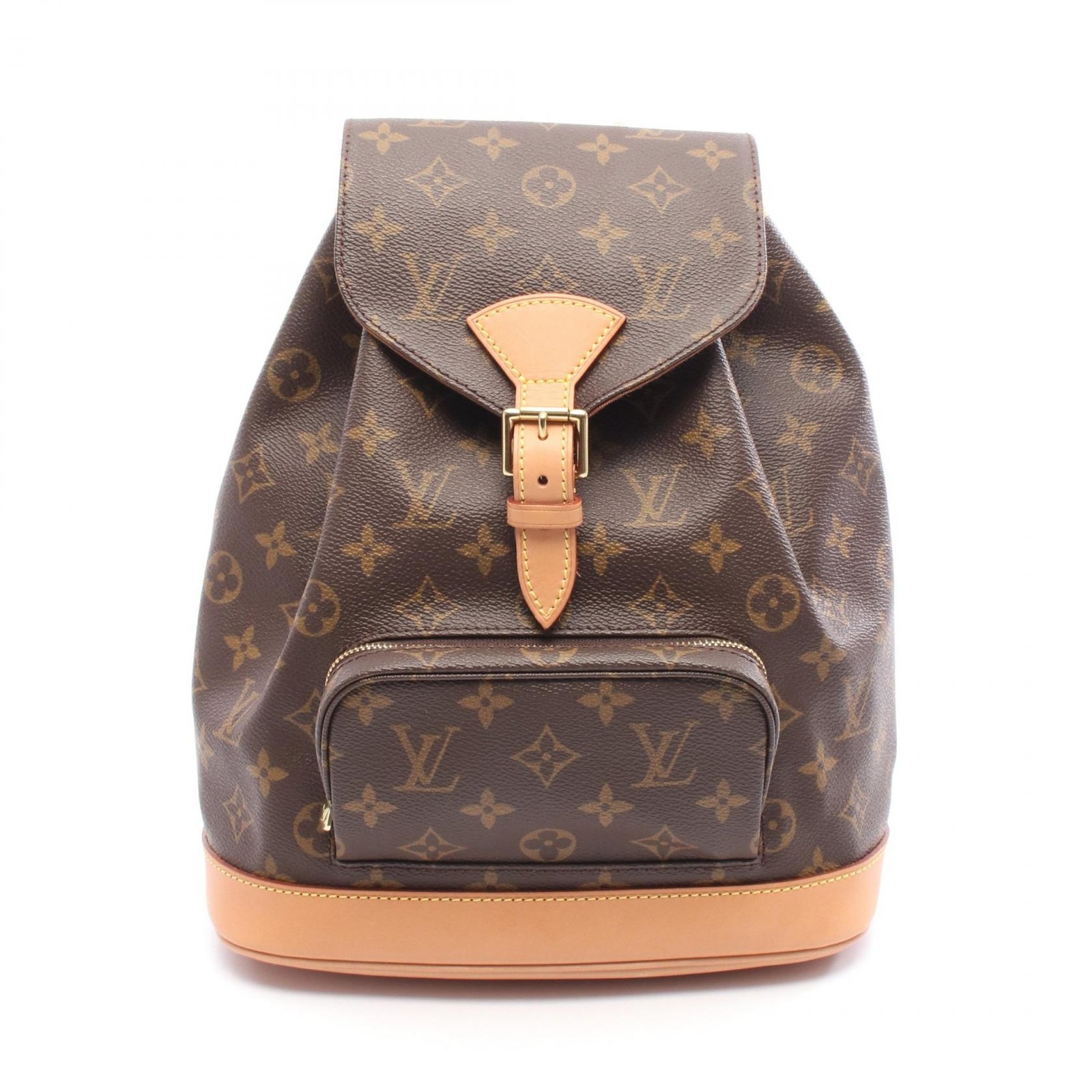 LOUIS VUITTON Montsouris MM Backpack Rucksack Bag M51136 Monogram Canvas Used LV