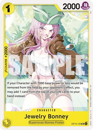 PSA 10 Jewelry Bonney OP08-105 Parallel Gold THE BEST Storage ONE