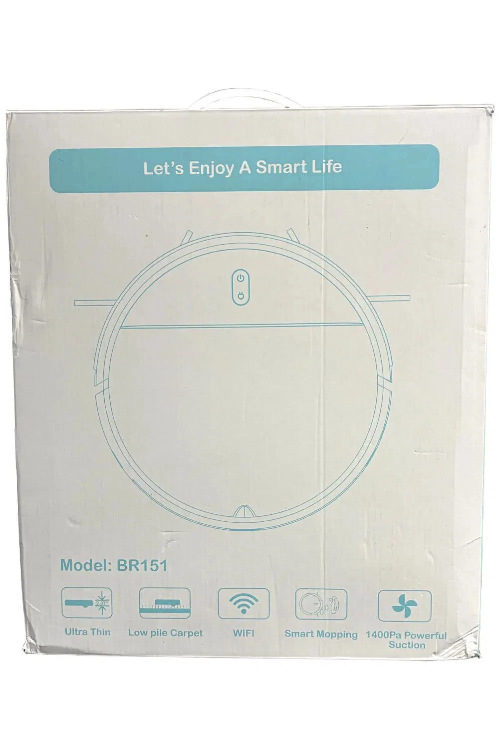 MAMNV BR151 Robot Vacuum and Mop Combo with APP/Remote