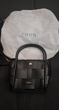 Borsa Thun intrecciata, Nera
