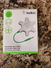 Belkin Rockstar 5-Jack 3.5mm Multi Headphone Audio Splitter - BRAND NEW
