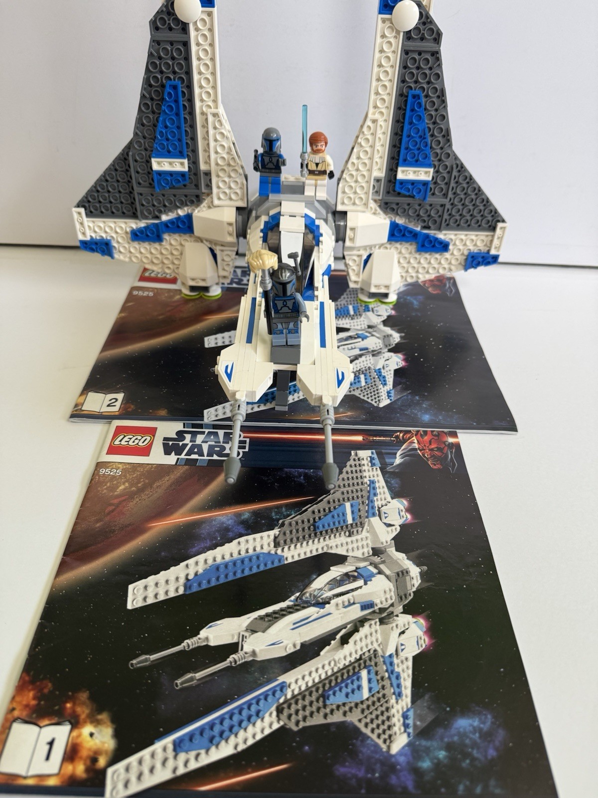 Lego Star Wars :Pre Vizsla's Mandalorian Fighter 9525 99.9% Complete