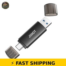 JOIOT 128GB USB C Flash Drive Dual USB 3.0 Portable Black