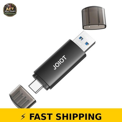 JOIOT 128GB USB C Flash Drive Dual USB 3.0 Portable Black