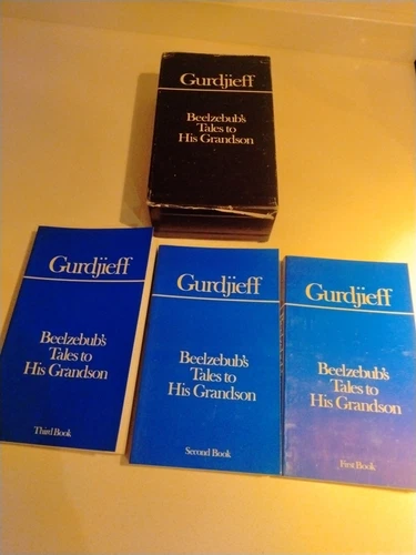 BEELZEBUB'S TALES TO HIS GRANDSON BY G I GURDJIEFF 3 VOLUME SET 1973 PAPERBACK