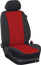 Seat Exeo Maß Sitzbezüge Sitzbezug Schonbezüge Komplettset: rot/schwarz