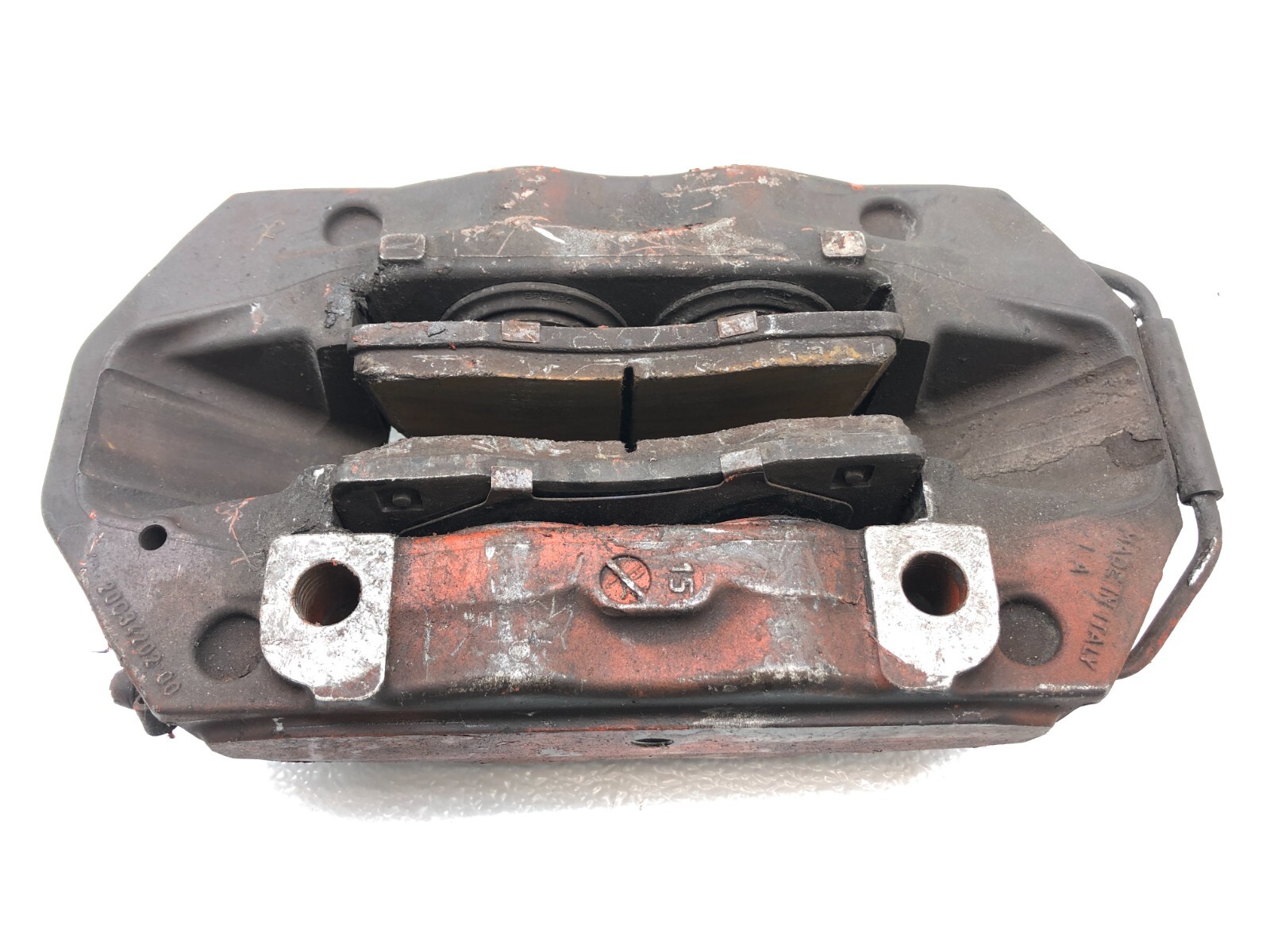 2014-2019 MASERATI GHIBLI BASE RWD FRONT BRAKE CALIPER SET 4 PISTON OEM.