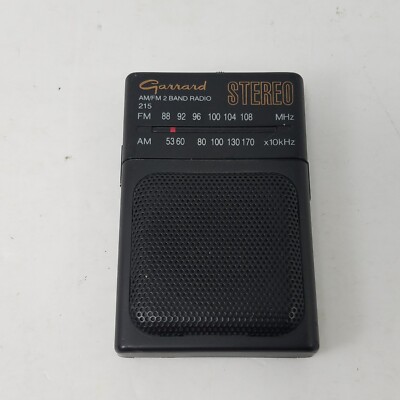 VINTAGE GARRARD 80'S Portable A.M./F.M. STEREO Personal Portable Radio