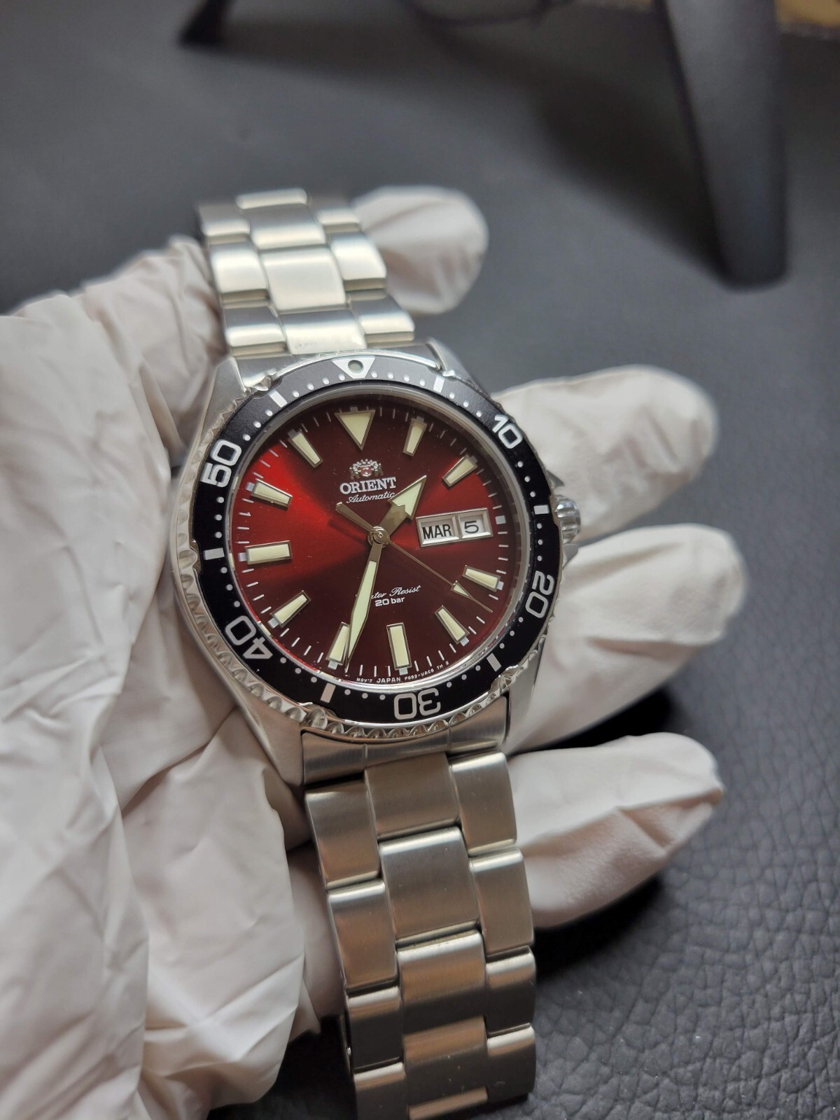 Orient Kamasu Red Dial RAAA0003R19B 4942715011413 eBay