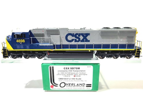 Transporte Overland OMI CSX EMD SD70M CSX #4698 HO modelo de latón #6637.2 | Zustand: New: Other (See Details)