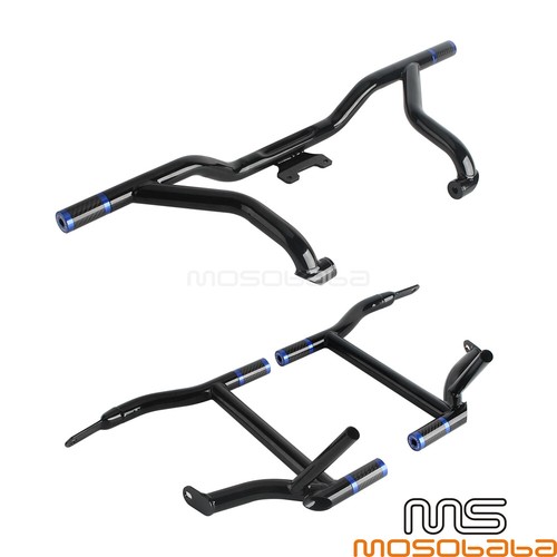 Highway Crash Bar & Saddlebag Guard For Harley Road Glide FLTR Street Glide FLHX - Foto 20 di 37