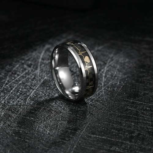 Anillo Luminoso De Acero Inoxidable Para Hombre Y Mujeres Brilla En La Oscuridad - Picture 11 of 16