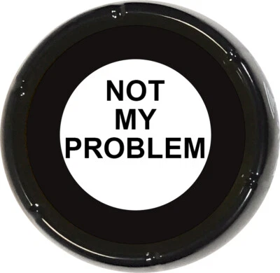 DAVOICE Not My Problem Sound Button - Joke Gag Gift Funny Talking Prank Desk Novelty