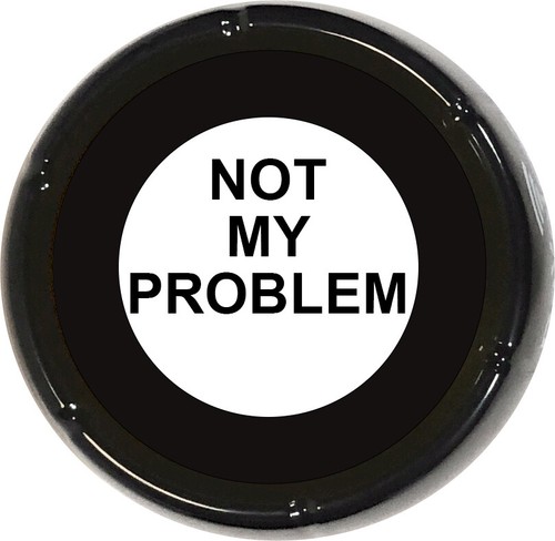 Not My Problem Sound Button - Witz Gag Geschenk lustig sprechender Streich Schreibtisch Neuheit - Bild 1 von 21