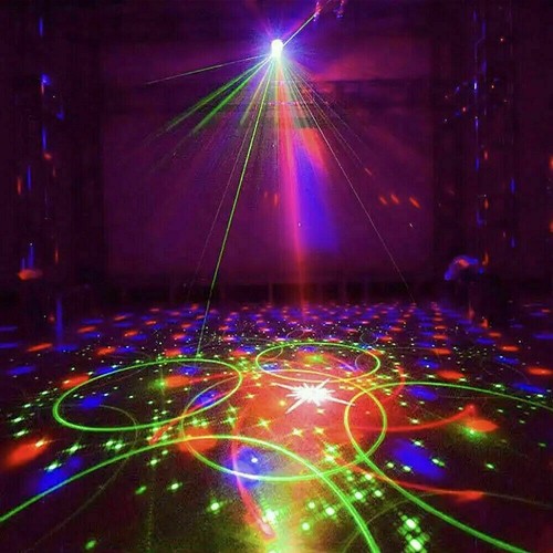 60 Patterns LED Stage Lighting RGB Laser Projector Disco Party Club DJ Lights - Picture 8 of 10