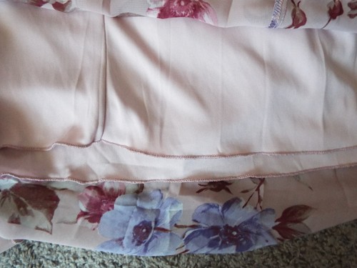 KATE & LILY Dress Womens 6 Pink Floral Peasant Prairie Cottagecore Midi NWT - Picture 14 of 14