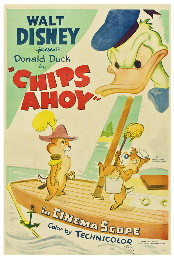 Donald Duck - Chips Ahoy - 1956 - Disney Classic Cartoon - Movie