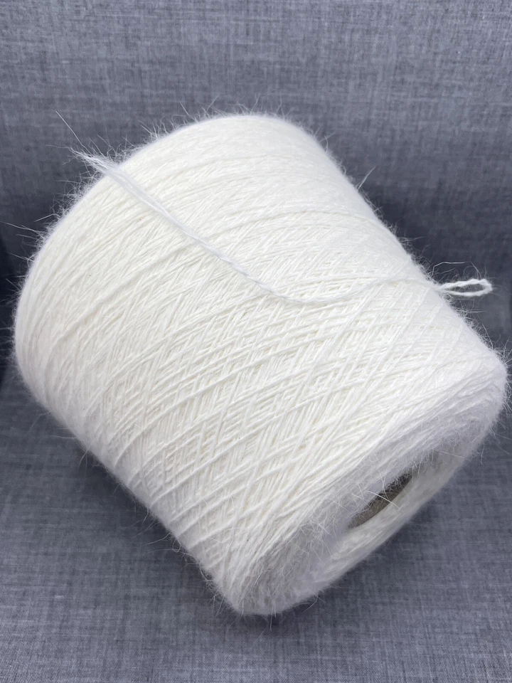 Angora yarn on cone - 80/20% angora/polyamide, 100g/450m, Italian yarn, per 100g - Image 3 of 4