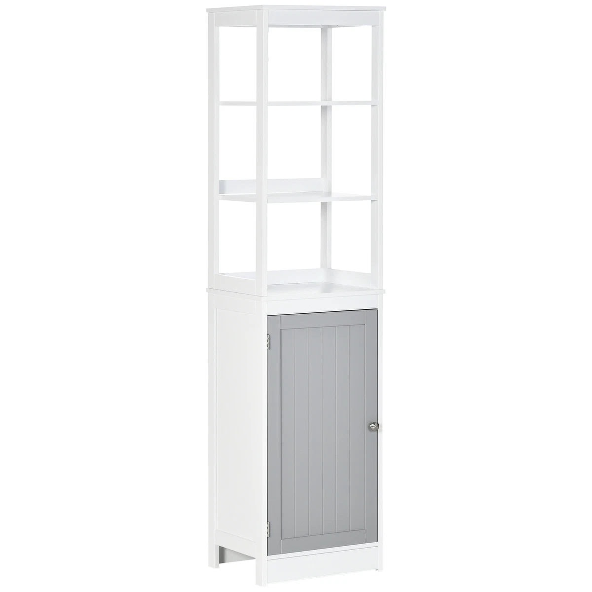 White bathroom tower sale cabinet