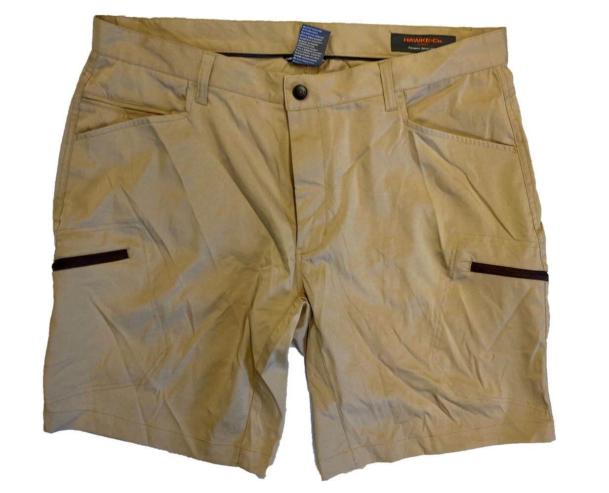 Hawke & Co. Men's Pro Series Performance Cargo Shorts Light Khaki
