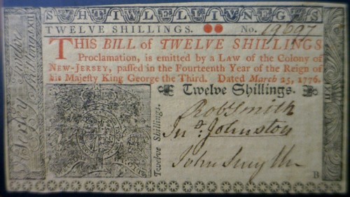 1776 PCGS MS63 PPQ Colonial 12 Shilling US Note NICE CH CU New Jersey Currency - Picture 3 of 4