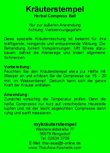 10x 75g Kräuterstempel Zitronengras - Steigerung der Leistung und Konzentration - Bild 10 von 10