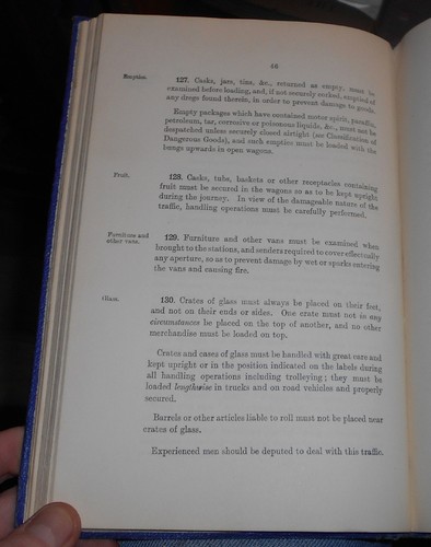Railways MANAGEMENT OF STATIONS & CONVEYANCE OF MERCHANDISE TRAFFIC 1931 - Imagen 7 de 8