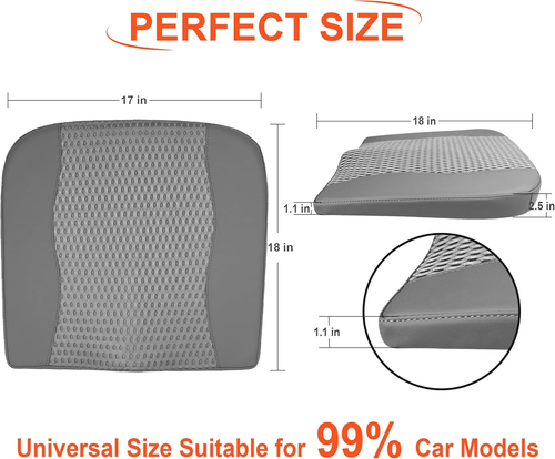 Car Seat Cushion, Comfort Memory Foam Car Cushions for Driving - Sciatica & Lowe - Picture 7 of 12