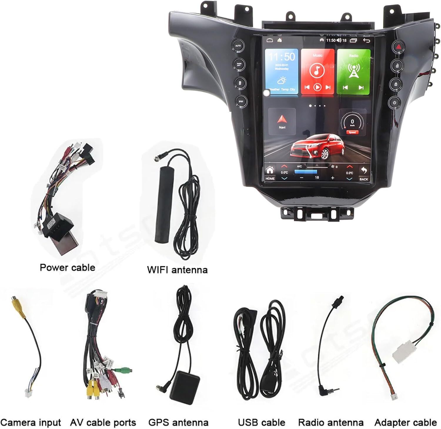 12.1" Android Car Radio Upgraded Multimedia Player for Maserati GT 2007-2015