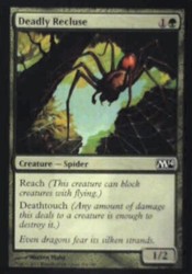 Deadly Recluse 168 Common Magic 2014 (M14) Magic: The Gathering