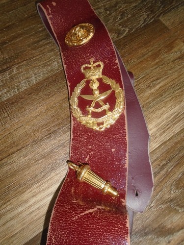 QUEENS GURKHA INGENIEURE OFFIZIER KREUZGÜRTEL EINIGE MÖBEL BRITISCHE ARMEE - Bild 2 von 6