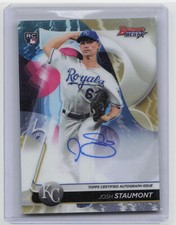 2020 Bowman's Best #B20-JST Josh Staumont Best of 2020 Autographs
