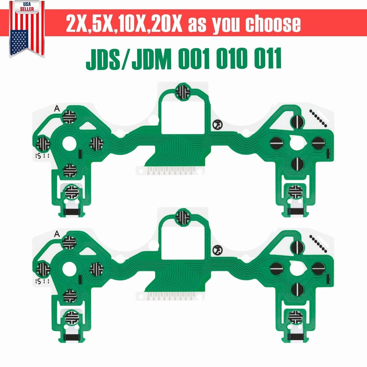 Conductive Film Keypad Flex Cable Playstation PS4 Dualshock JDS