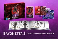 Nintendo Switch BAYONETTA 3 Mascaras de la Trinidad Edicion Especial collector