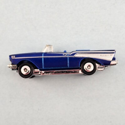Matchbox Car 1957 Royal Blue Chevrolet Bel Air Convertible 1